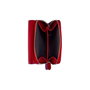 Zoozie Bags Cartera de Mujer Roja de Piel Auténtica - 11x2x8.5 cm